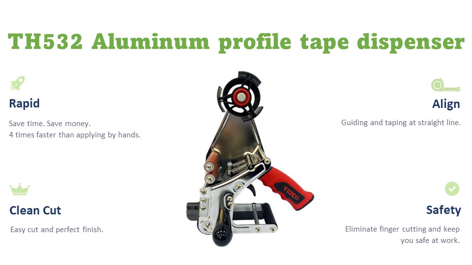 TH532 Aluminum Profile Protective Tape DispenserYang Bey Industrial Co